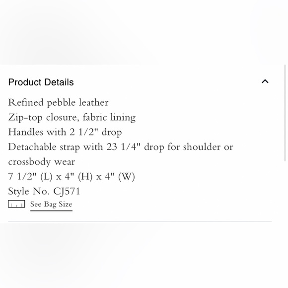 COACH LACEY CROSSBODY BAG PINK NWT - Picture 7 of 7